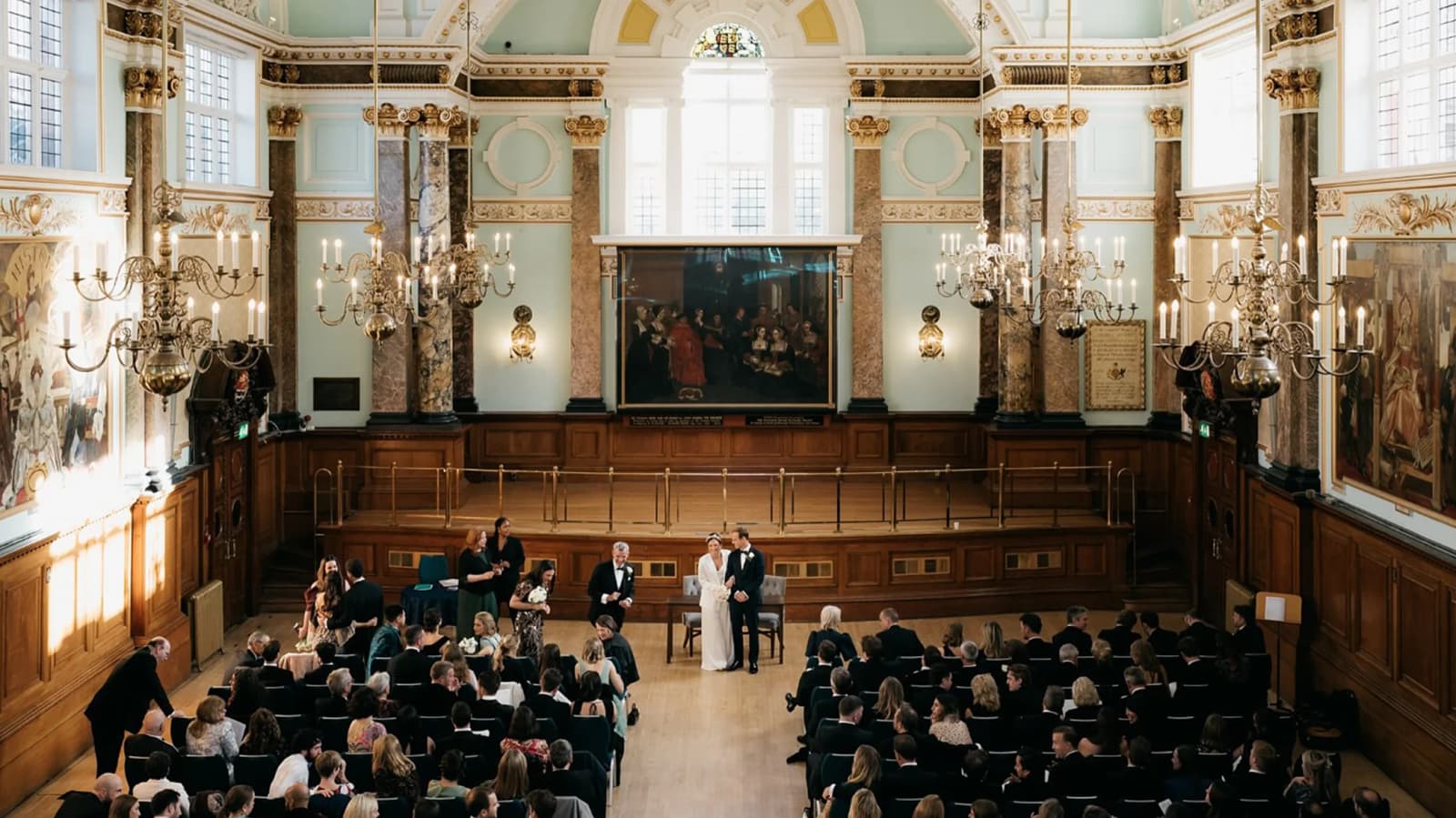 Wedding ceremony at Old Chelsea Town Hall