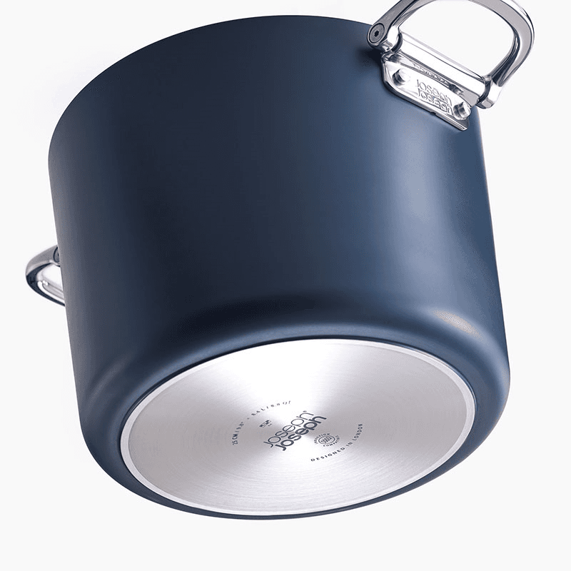 Space Folding Stock Pot & Lid, Midnight Blue