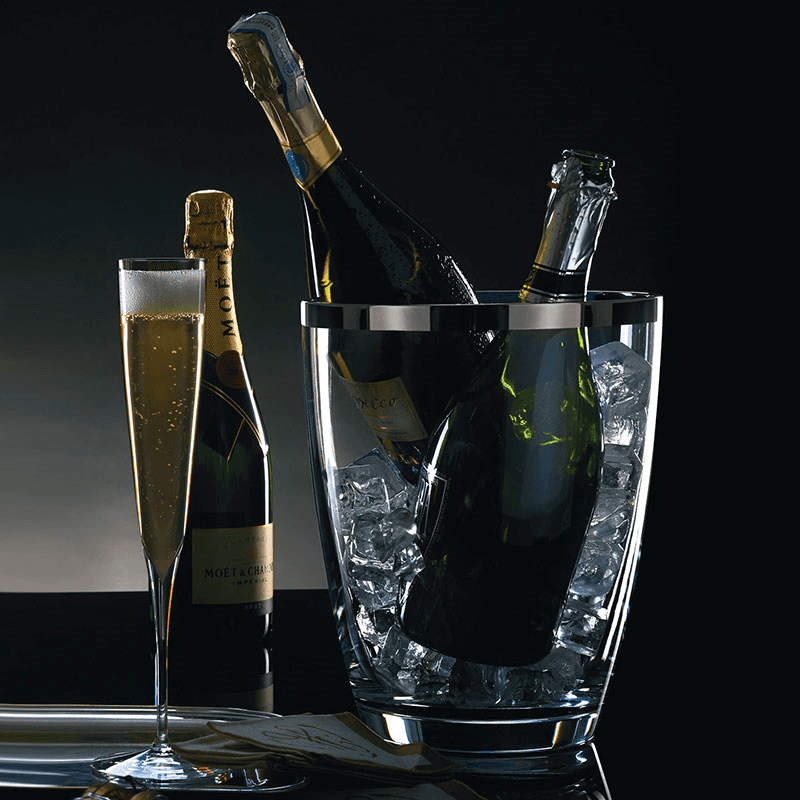 Elegance Collection Pair of Champagne Trumpet Flutes