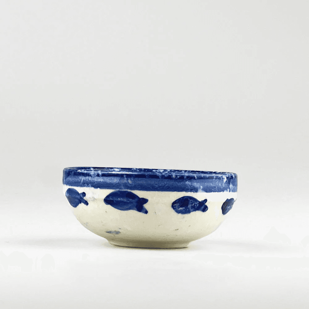 Fish Dip Bowl, Blue