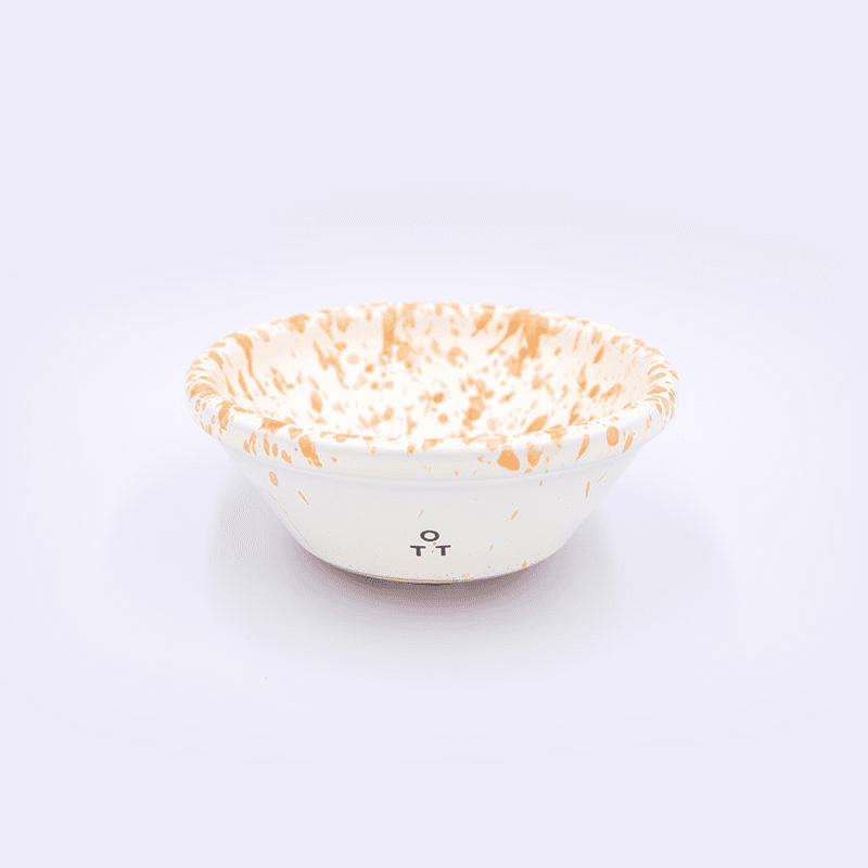 Splatter Nut Bowl, D12cm, Burnt Orange
