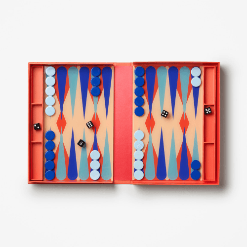 Image showing the Classic Art of Backgammon, Red Multi product.