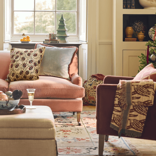 Image showing the Kalikapur Rug, Natural/Apricot product.