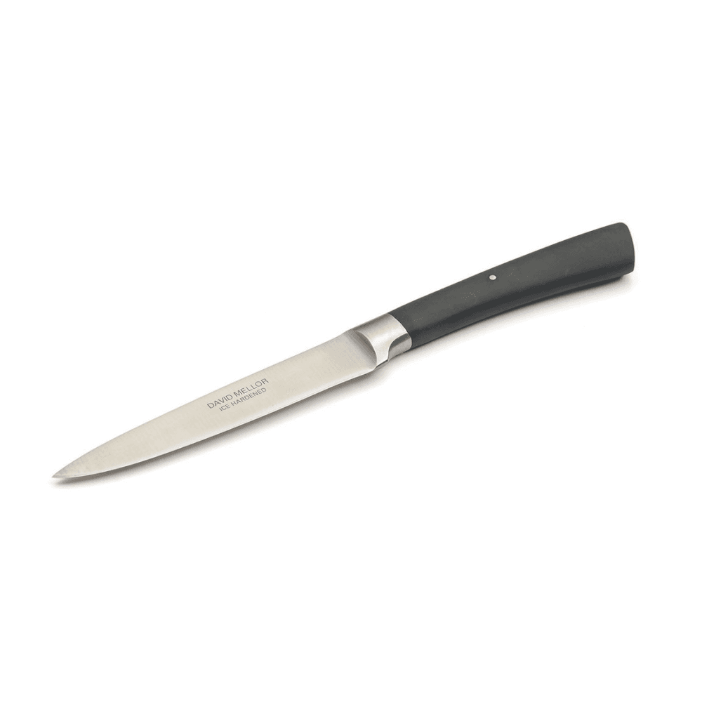 Paring knife, stainless steel black handle