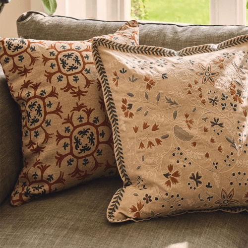 Image showing the Primula Cushion Cover, 51 x 51 cm, Natural product.