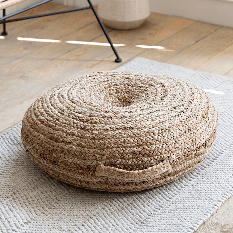 Cerney Floor Cushion, D60cm, Natural
