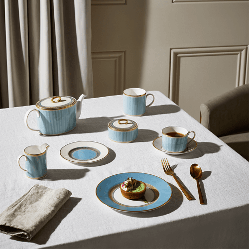 Image showing the Helia 2 Piece Creamer and Sugar Set, Mint Green product.