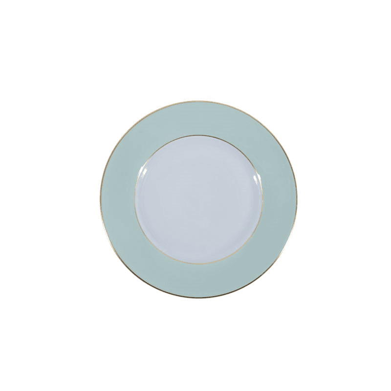 Sous Le Soleil Bread Plate, D16.5cm, Matt Gold Classic Celadon