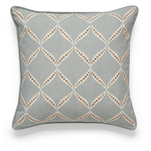 Image showing the Nava Cushion Cover, Gainsborough Blue product.