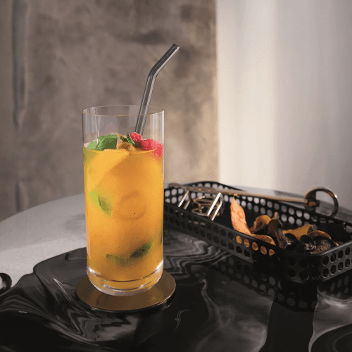 Image showing the La Divina Set of 4 long tumblers, Crystal Glass product.