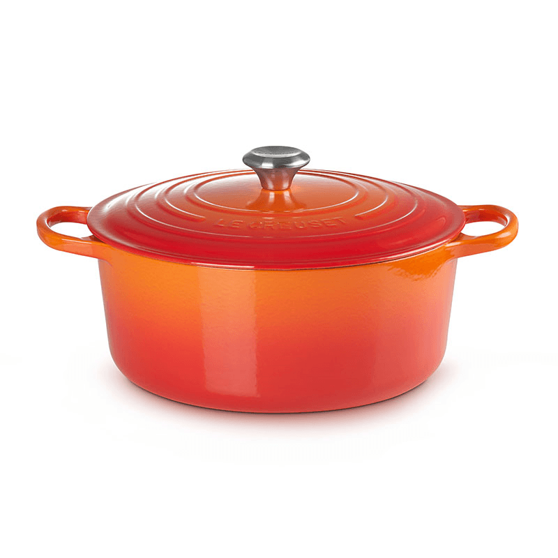 Cast Iron Round Casserole, 30cm, Volcanic