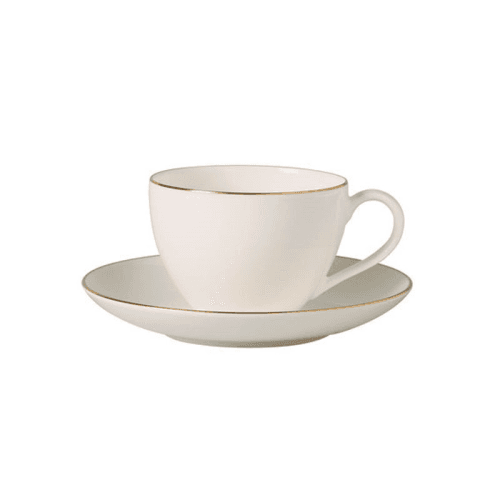 Image showing the Anmut gold Coffee cup & Saucer, gold product.