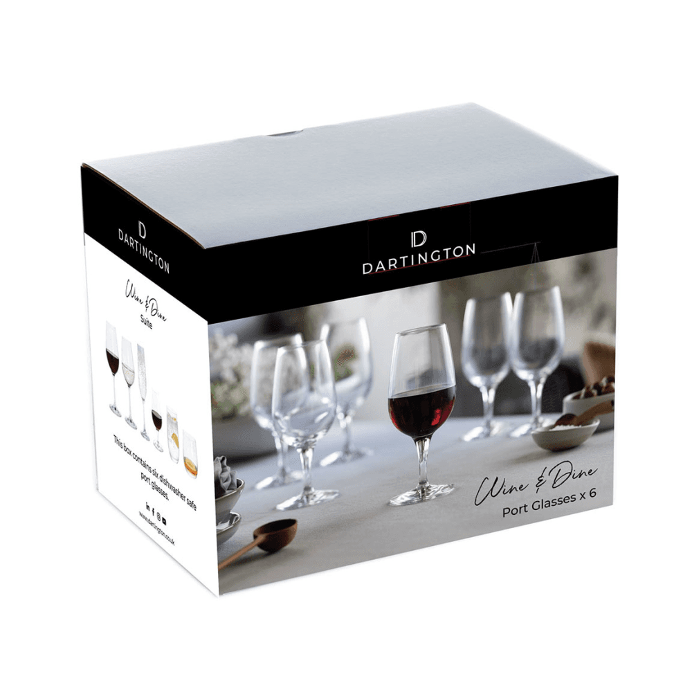 Wine and Dine Set of 6 Port Glasses