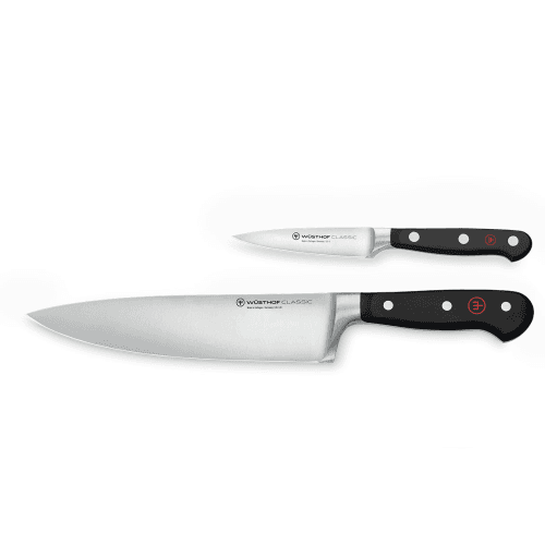 Image showing the Classic 2-piece Starter Knife Set, Black product.