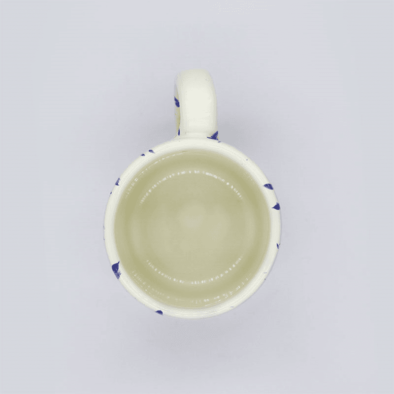 Splatter Mug, H10cm, Blueberry
