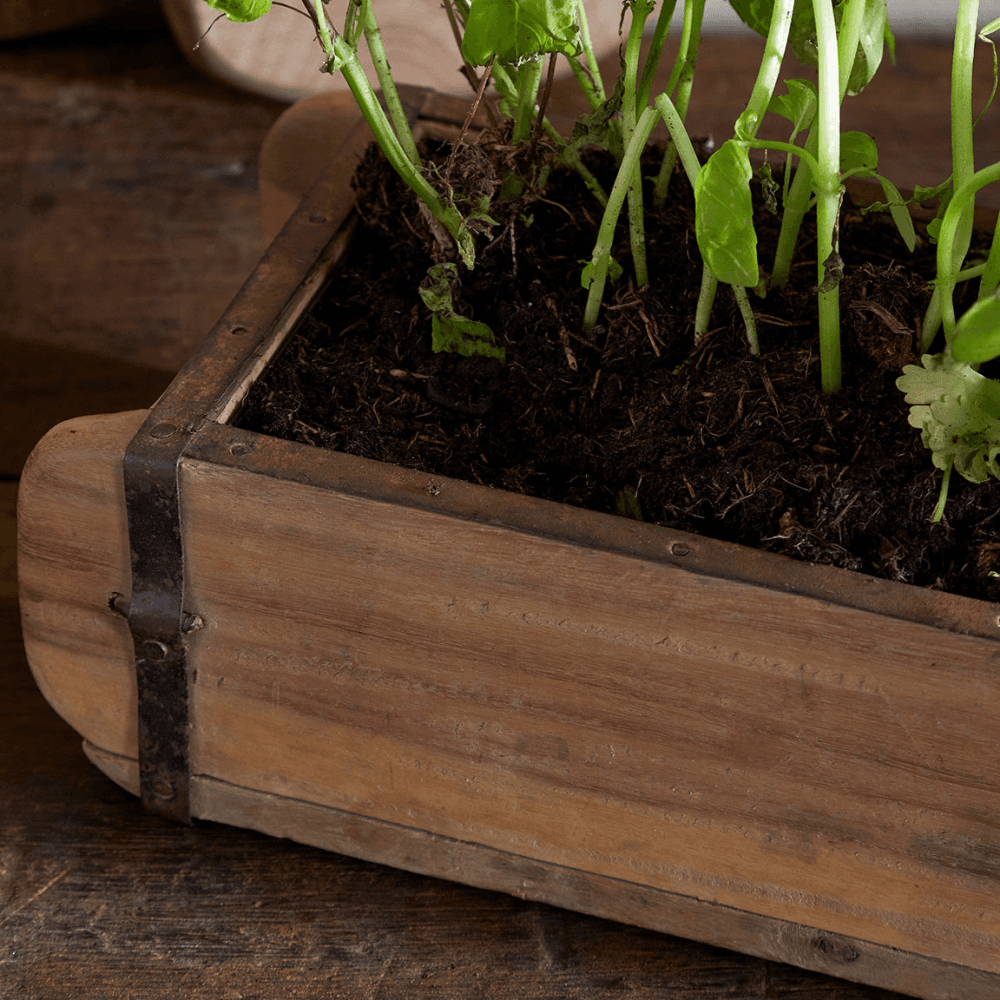 Dudha Reclaimed Brick Box, Natural