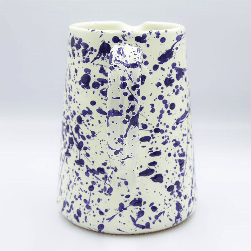 Splatter Jug, H18cm, Blueberry
