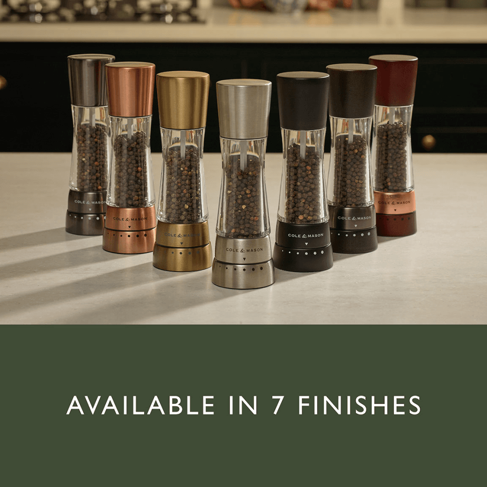Derwent Salt & Pepper Mill Set, Matt Black