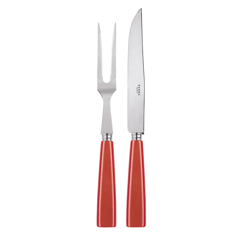 Icone 2 Piece Carving Set, Orange