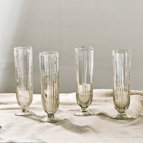 Image showing the Sigiri Set of 4 Champagne Glasses, Clear product.