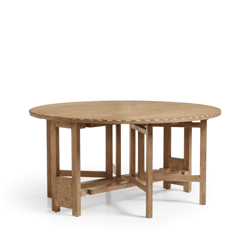 Aderyn Dining Table, Burnt Elm