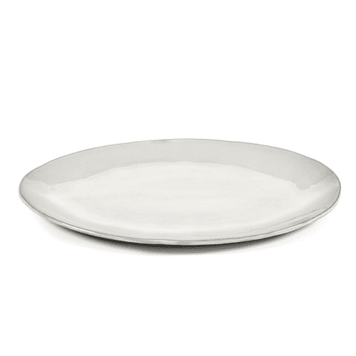 Image showing the La Mère by Marie Michielssen Set of 2 Oval Plates, Off White product.