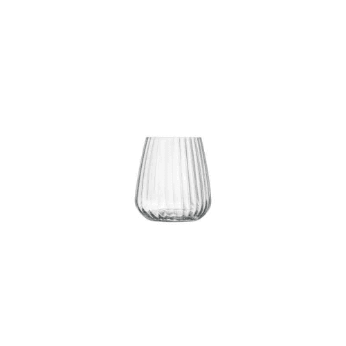 Image showing the Optica Set of 4 Stemless Wine Glasses, Clear product.