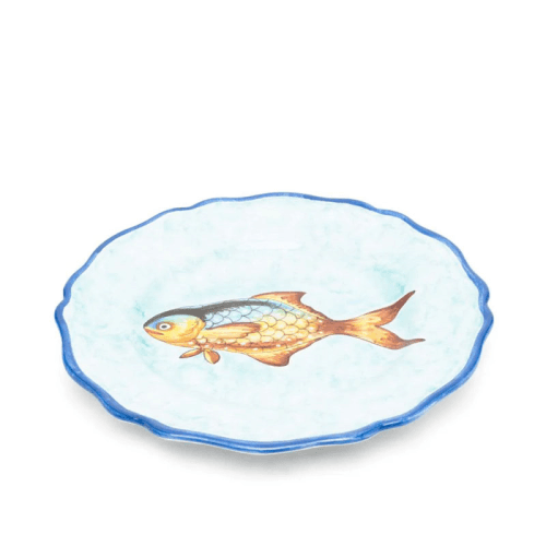 Image showing the Fish Plate, D28cm, Blue product.