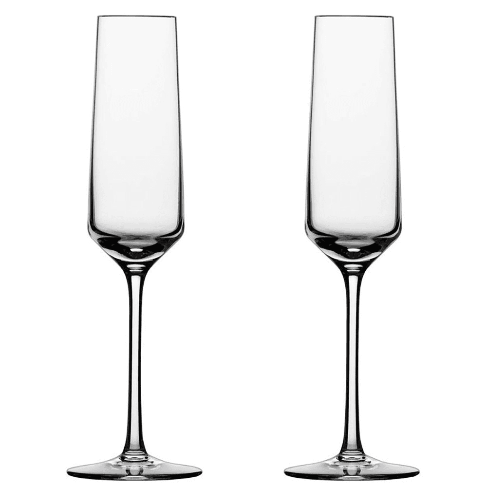 Pure Pair of champagne flutes, 21cl
