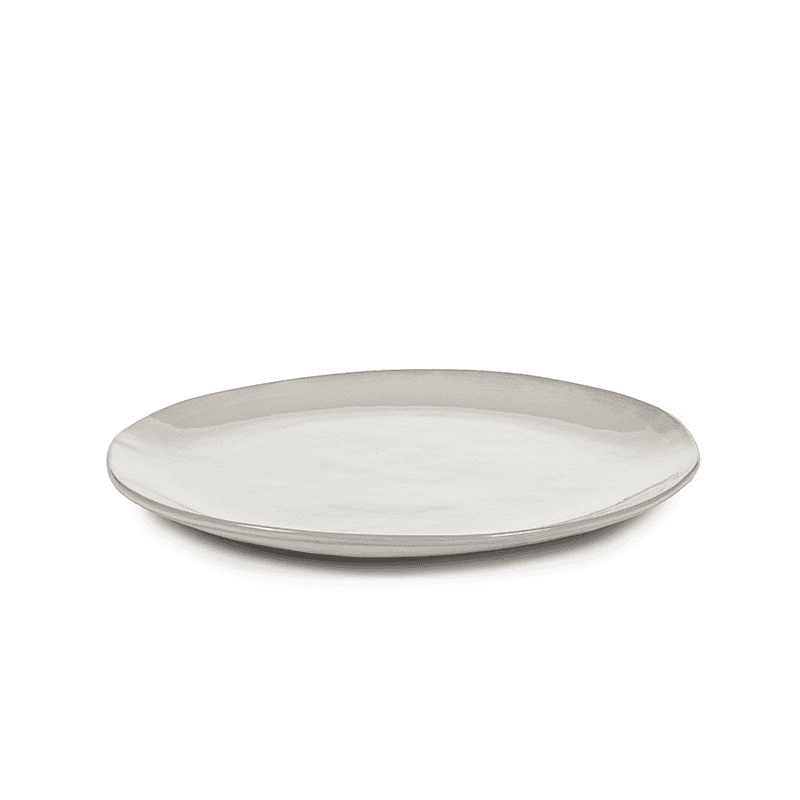 La Mère by Marie Michielssen Set of 2 Serving Plates, Off White