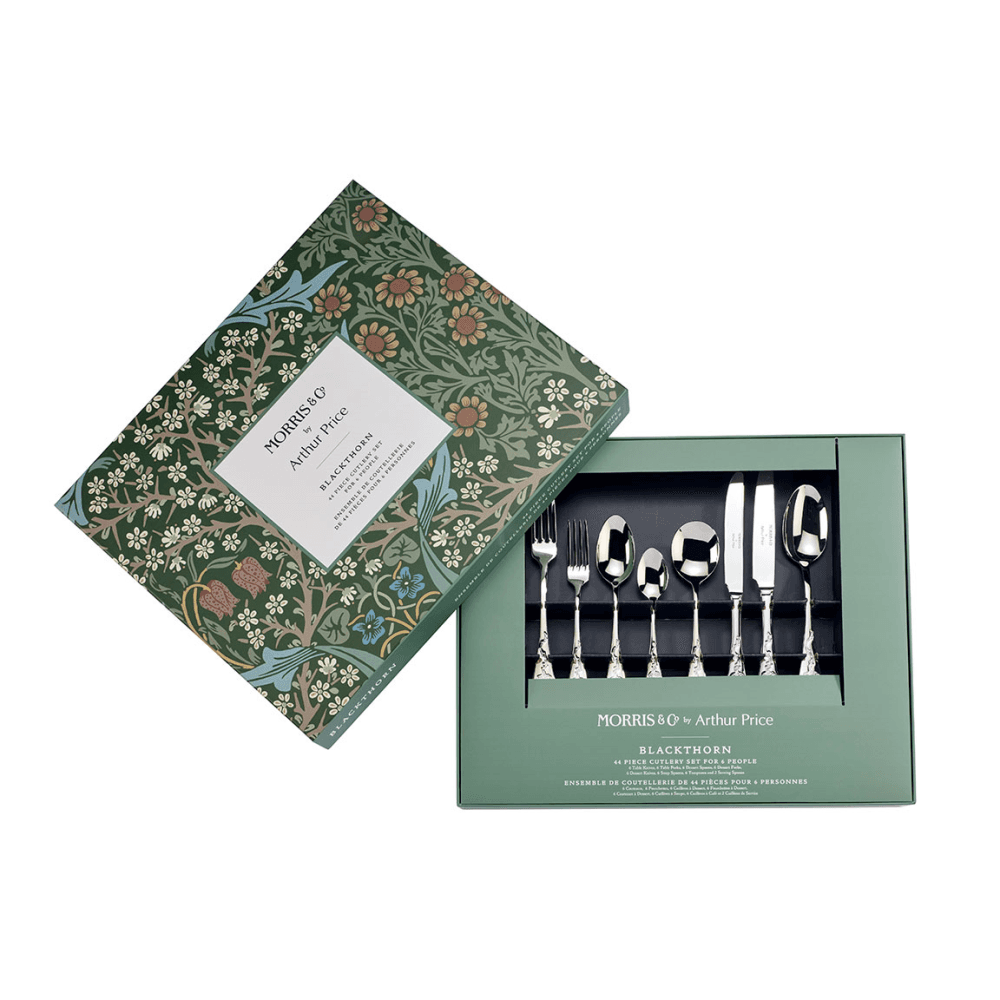 Morris & Co 44 Piece Cutlery Set, Stainless Steel