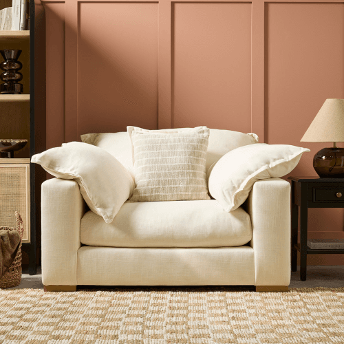 Image showing the Nordby Loveseat, 191 x  200cm, Ivory product.