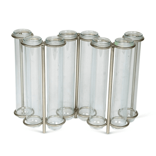 Image showing the W-Shape Test Tube Vase, H14.5 cm, Glass product.