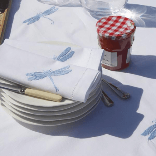 Image showing the Dragonfly Set of 4 Napkins product.