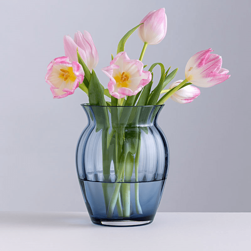 Florabundance Tulip Vase, H18.5cm, Ink