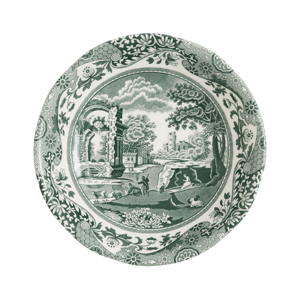 Heritage Italian Set of 4 Cereal Bowls, Green