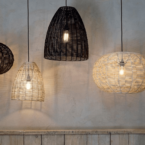 Noko Wicker Pendant, Natural