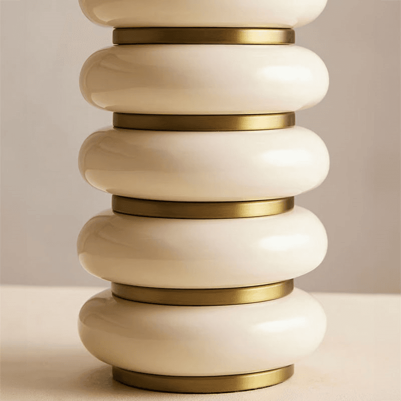 Greyson Table Lamp, H62cm, Cream