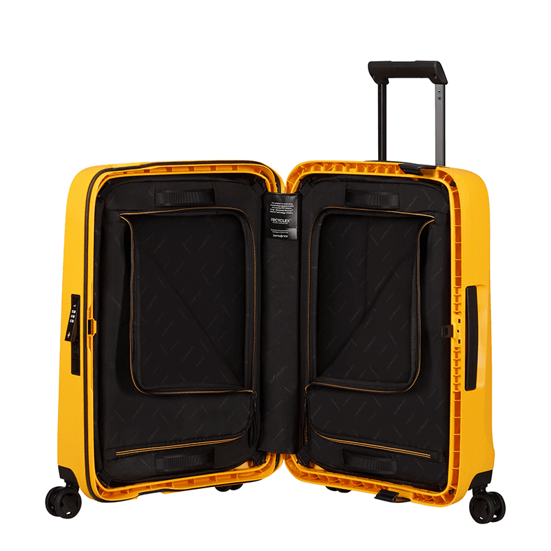 Essens Cabin Suitcase, H55 x L40 x W20cm, Radiant Yellow