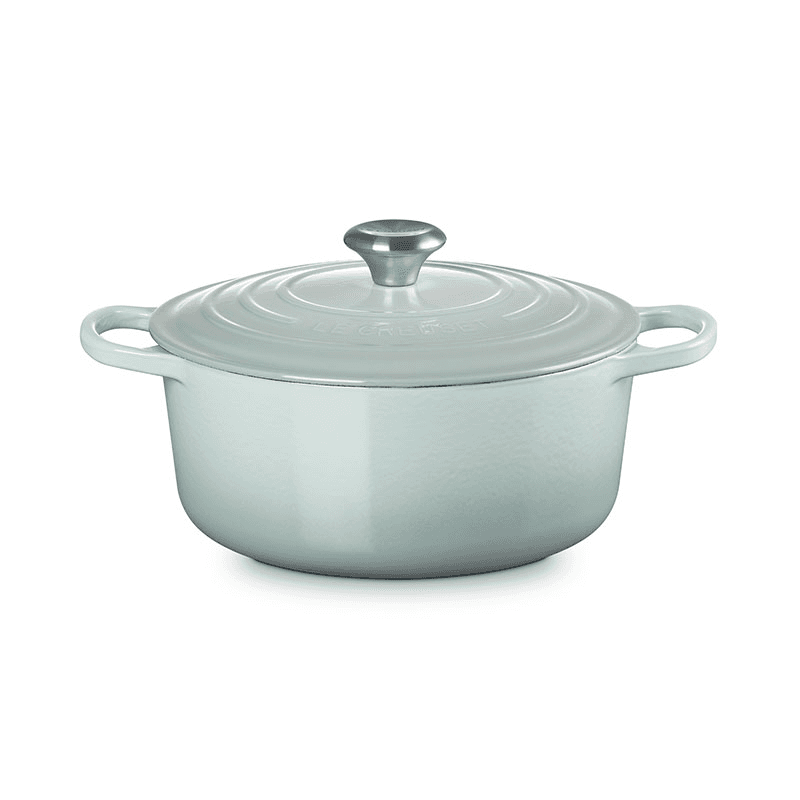Cast Iron Round Casserole, 26cm, Sea Salt