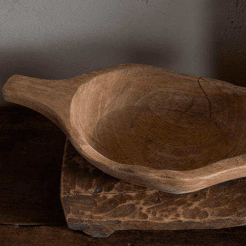 Image showing the Naashta Handled Serving Bowl product.