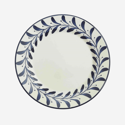 Image showing the Helecho Dinner Plate, Deep Blue product.