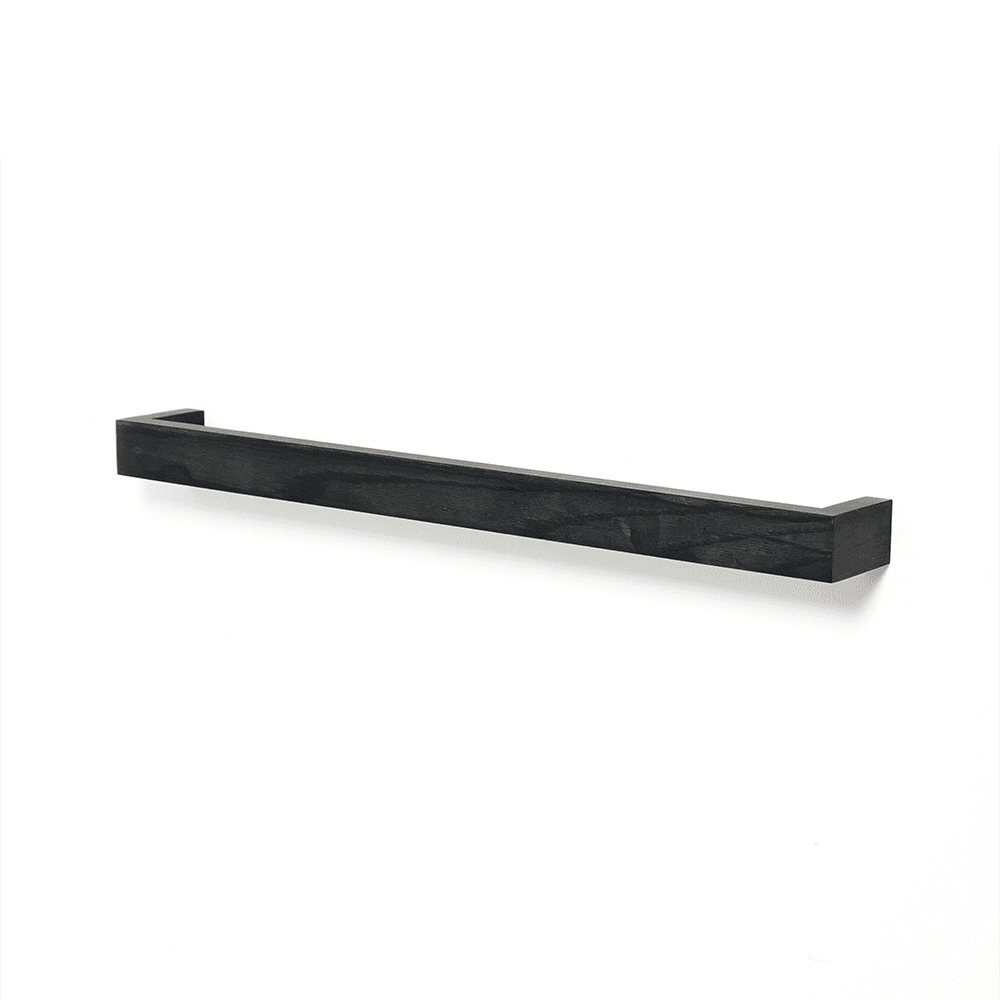 Slimline Towel rail, H5 x W72 x D9cm, Dark Oak