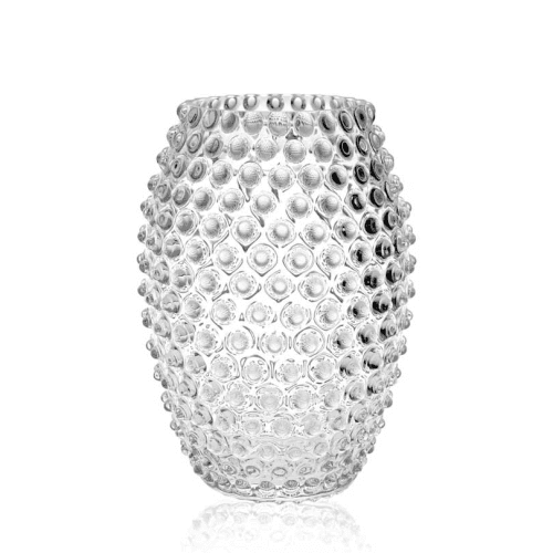 Image showing the Egg Hobnail Vase, 3 L, Clear product.