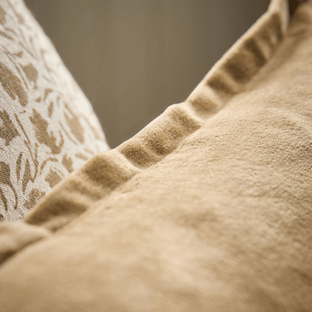 Velvet & Cotton Linen Cushion Cover