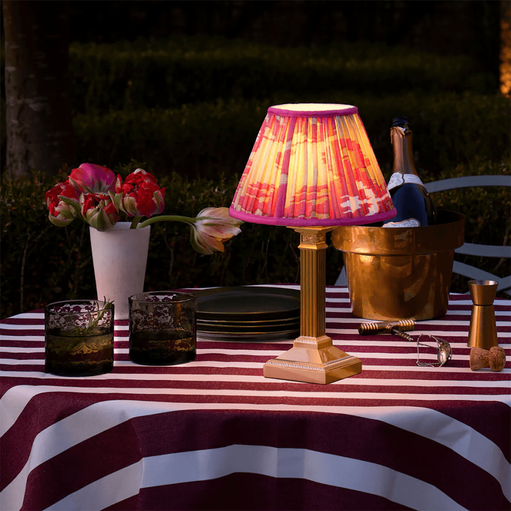 Freya Rechargeable Table Lamp, Brass