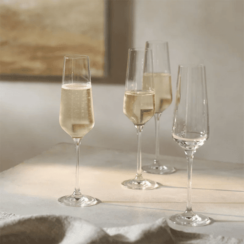 Image showing the Pimlico Set of 4 Champagne Flute, Clear product.