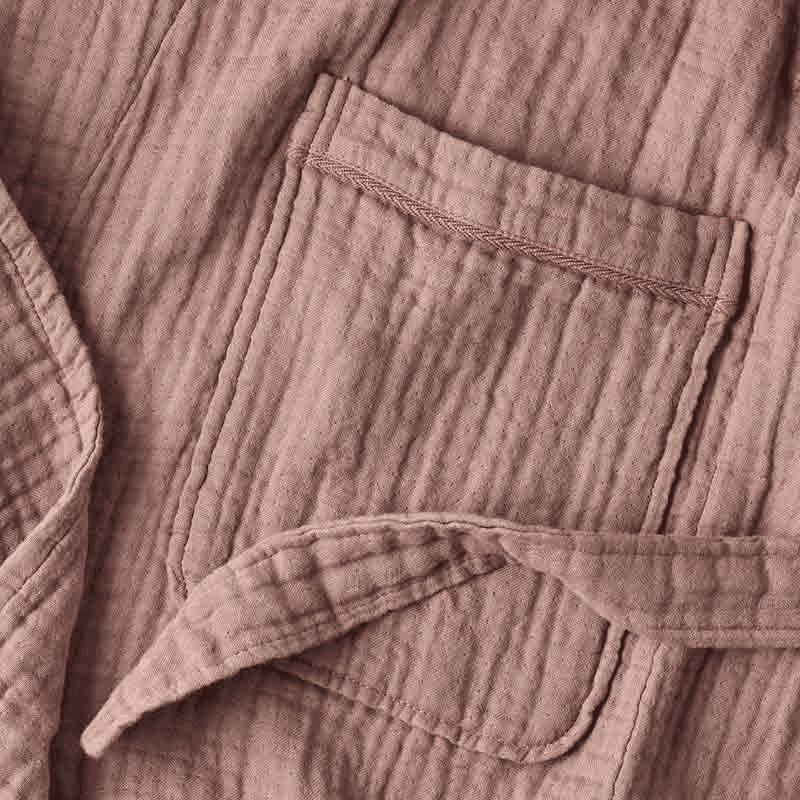 The Dream Cotton Robe, Extra Small, Rust