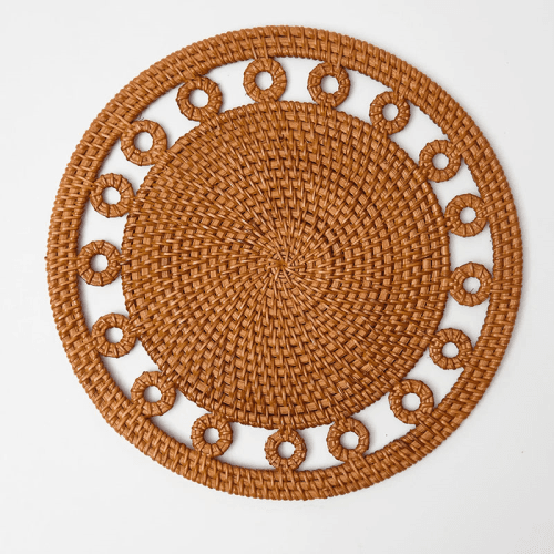 Image showing the Columbia Set of 4 Placemats, 36  x 32cm, Brown product.