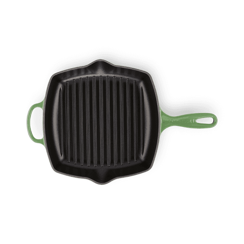 Image showing the Signature Cast Iron Square Grillit, 26cm, Bamboo product.